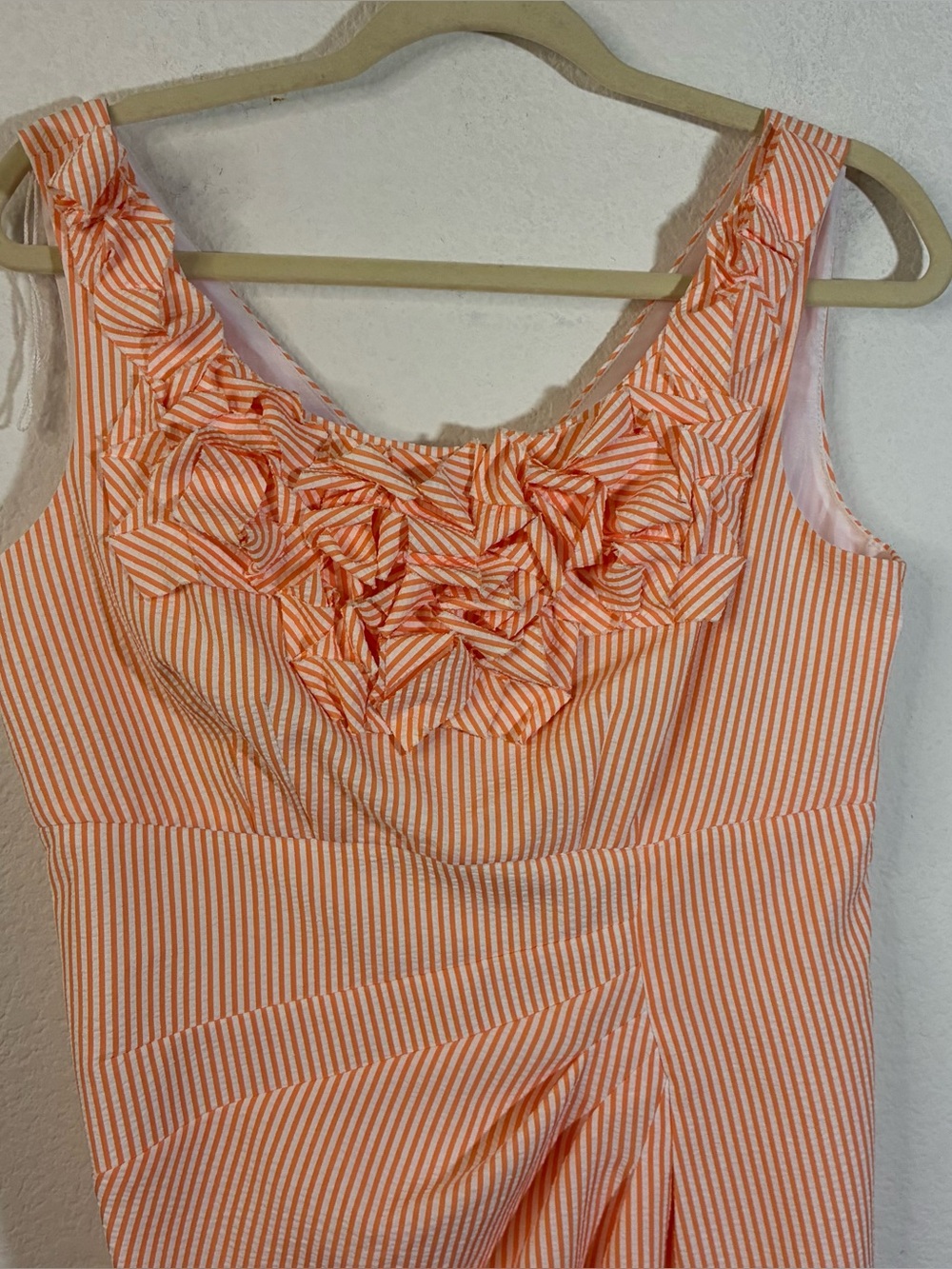 LONDON TIMES STRIPED DRESS, SIZE 8 - Picture 3 of 6